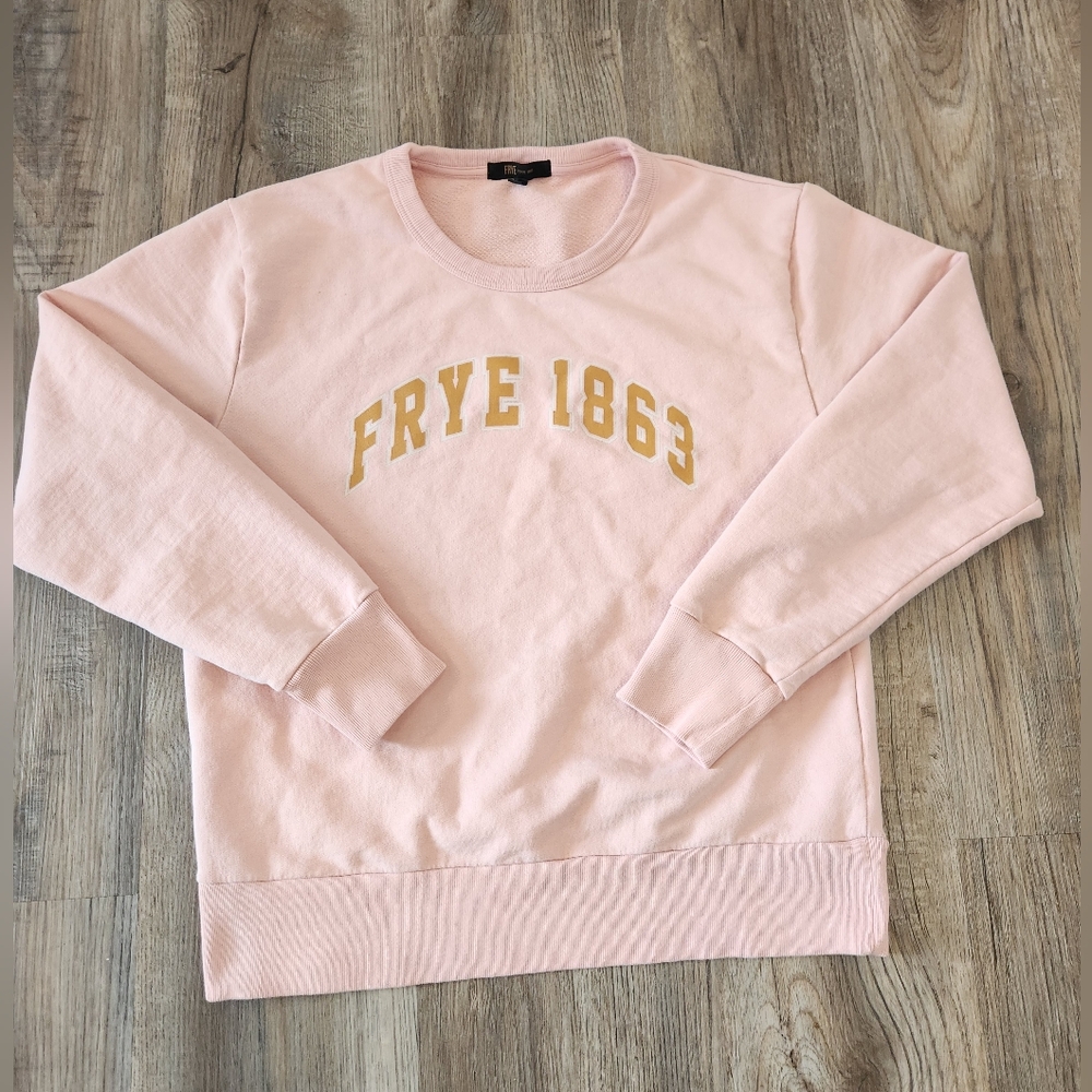 Frye Women's Pink Cotton Sweatshirts Size M